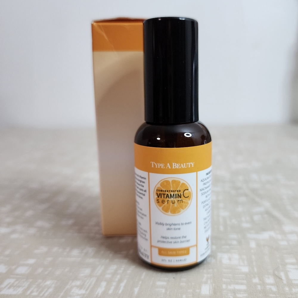 Type A Beauty Concentrated Vitamin C Serum NWT 2 fl oz/ 60ml